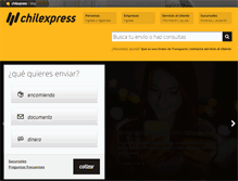 Tablet Screenshot of chilexpress.cl